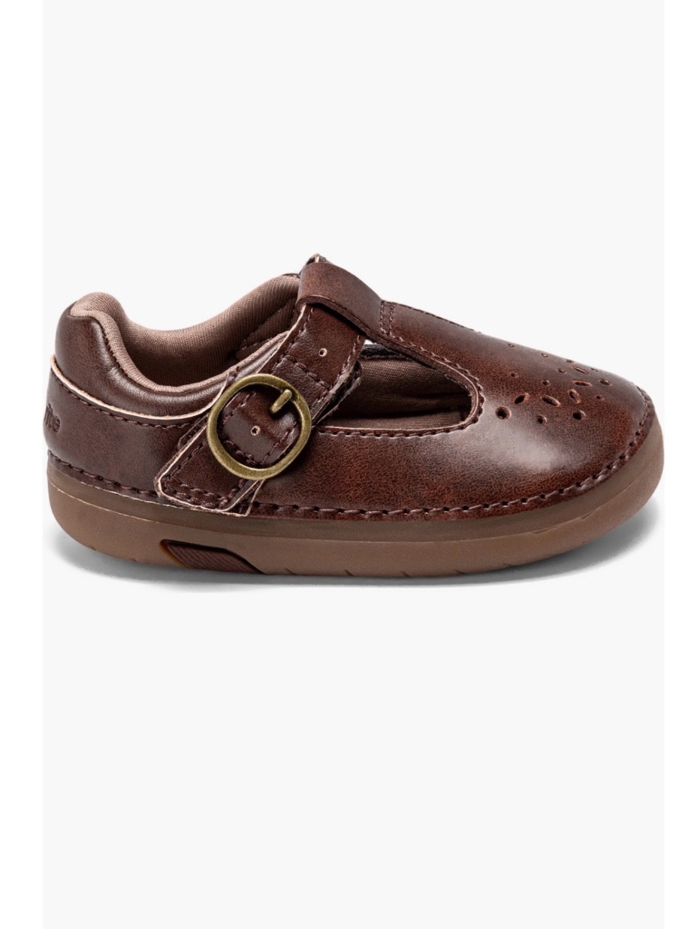 Stride Ride Soft Motion Mini Mara T-Strap Shoes- Color: Cedar- Size 4 M - Picture 5 of 13